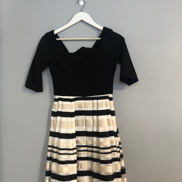 Black Halo Eve Hayley Midi Dress Size 2 - Picture 14 of 16